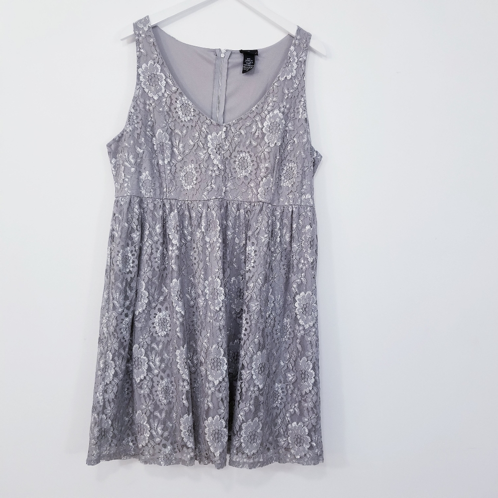 Torrid Shimmer Sparkle Metallic Fit & Flare Dress